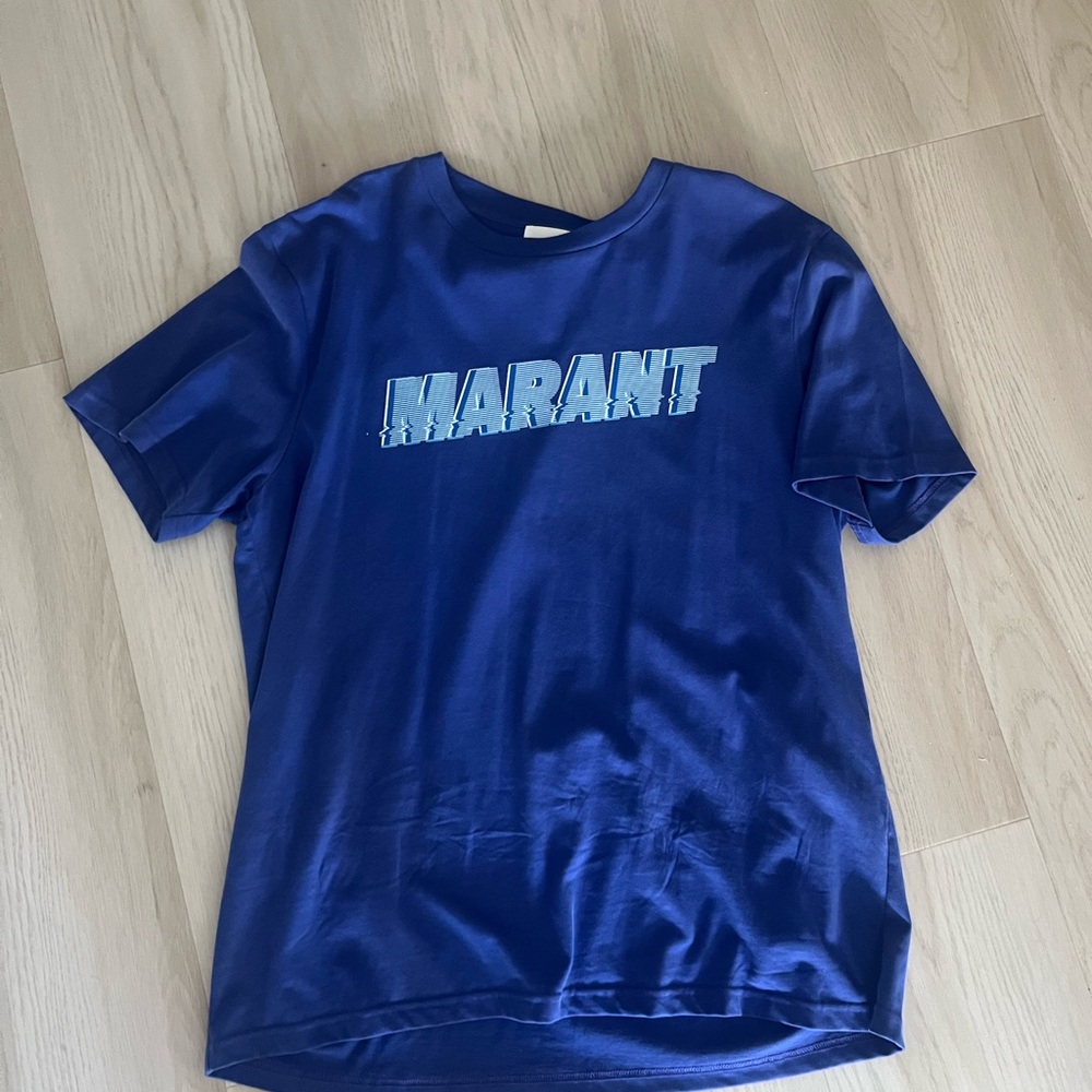 Isabel Marant Blue Short Sleeve Tee